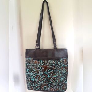 Patricia Nash Albi Convertible Backpack Tote Bag